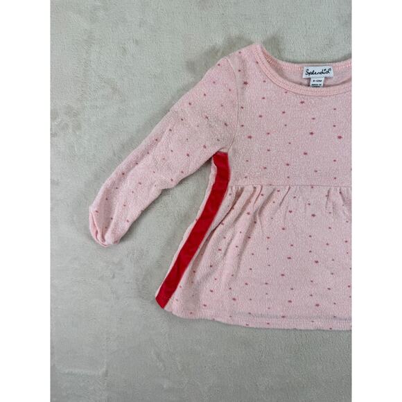 Pink Dot Splendid Baby Dress Size 6-12M Cotton Blend - Picture 4 of 10